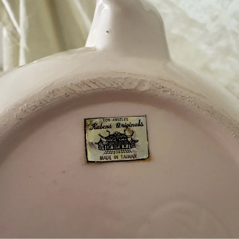 Vintage 60s pastel baby ceramic planter gift home decor Ruben’s originals